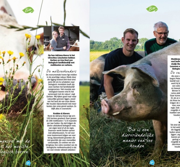 DGW boeren in bio-magazine ah